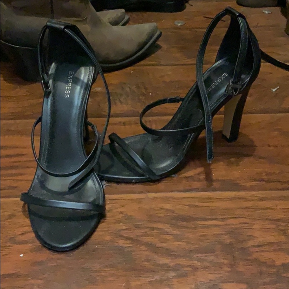 Express strappy heels